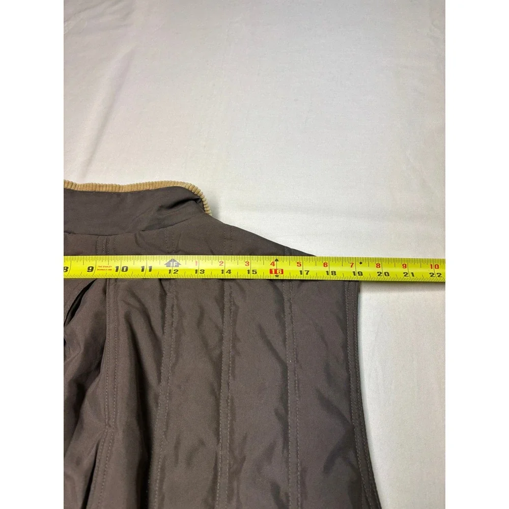 VTG‎ Orvis Sporting Traditions Mens XL Brown Quilted Shooting Vest Game Pocket